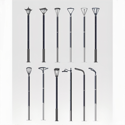 Customized Outdoor Path Led Bollards Garden Lights IP65 Waterproof Outdoor Solar Lighting Led Garden Lights